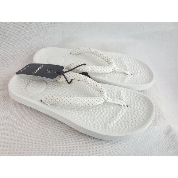 Allbirds Sugar Zeffer Blizzard White 2.83 Flip Flops Womens 9 Men 7 Sandals NEW! - Picture 2 of 13
